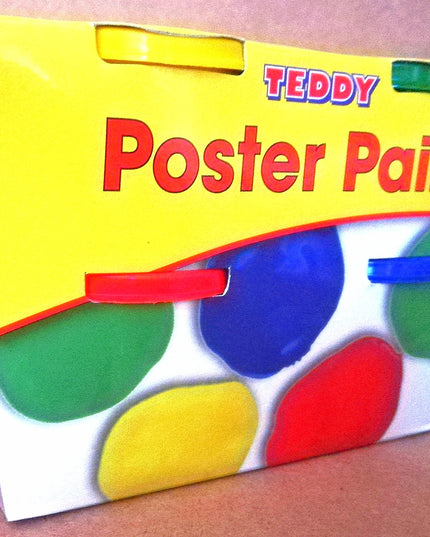 Paint Poster Teddy Kit 4 x 100ml 2