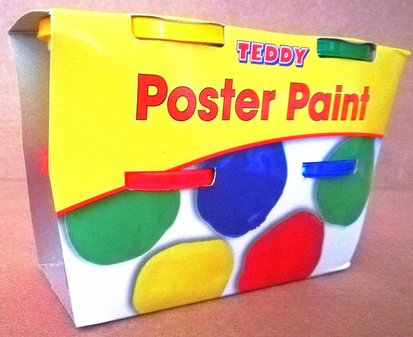 Paint Poster Teddy Kit 4 x 100ml 2