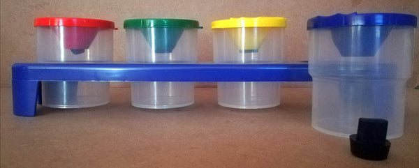 Paint Pot Stand With 4 Pots