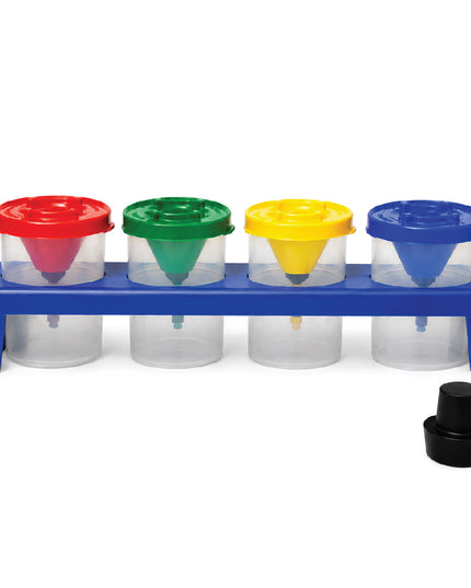 Paint Pot Stand With 4 Pots 3