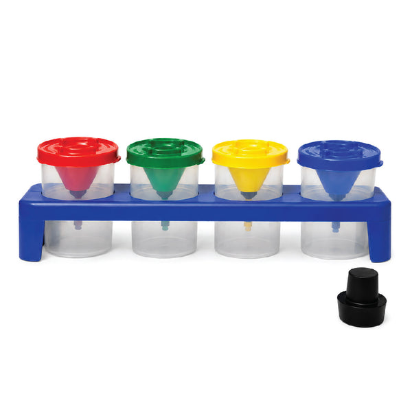 Paint Pot Stand With 4 Pots 3