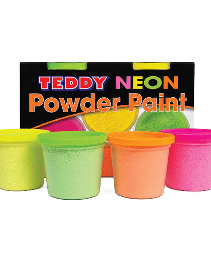 Paint Powder Kit - 4 x 100g Neon - Teddy 2