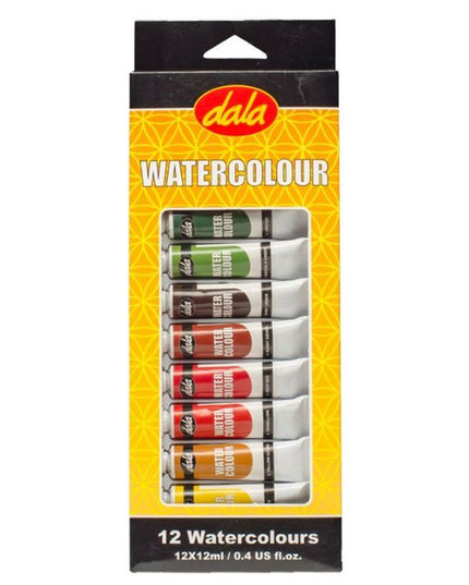 Paint Set Watercolours 12x12ml (wet)