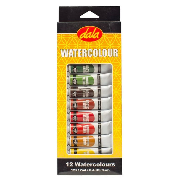 Paint Set Watercolours 12x12ml (wet)