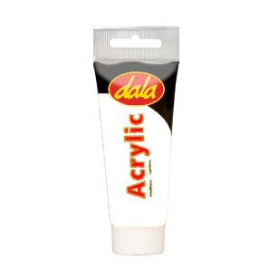 Tube of Dala acrylic paint white
