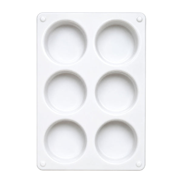 Paint Tempera Block 6 Well 57mm - Empty Tray 1