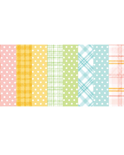 Paper - Scrapbook Sheets 12 Inch - Naughts and Crosses 4