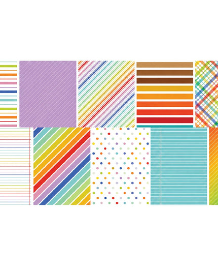 Paper - Scrapbook Sheets 12 Inch - Over The Rainbow 4