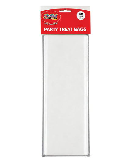 Party Treat Bags With Ties - 40 pieces 2
