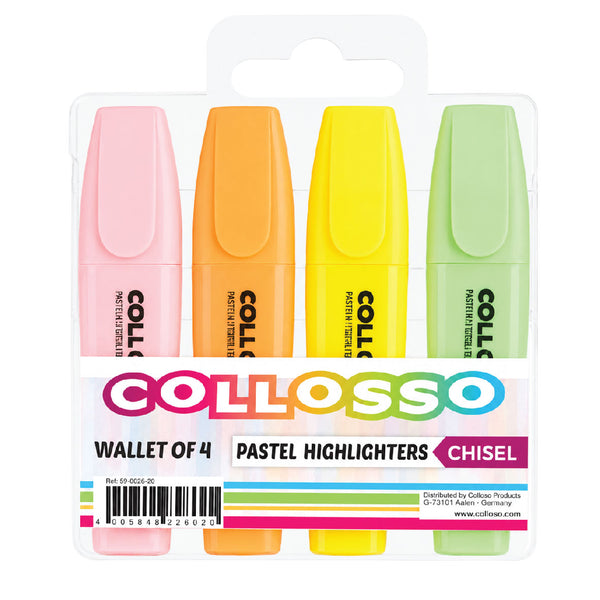 Pastel Highlighters 4's - Collosso 1