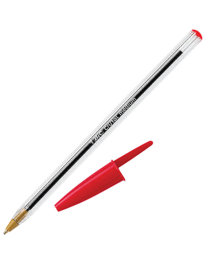 Pen - Crystal Medium Red - Bic 3