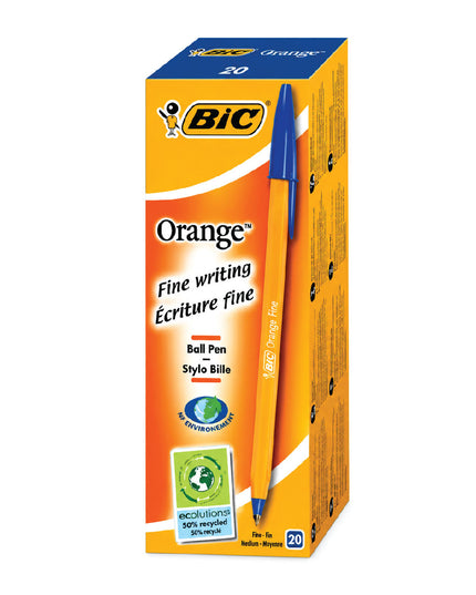 Pen - Yellow Bic Pen - Blue Each 4