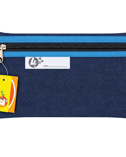 Pencil Bag - Denim 22cm Blue 2