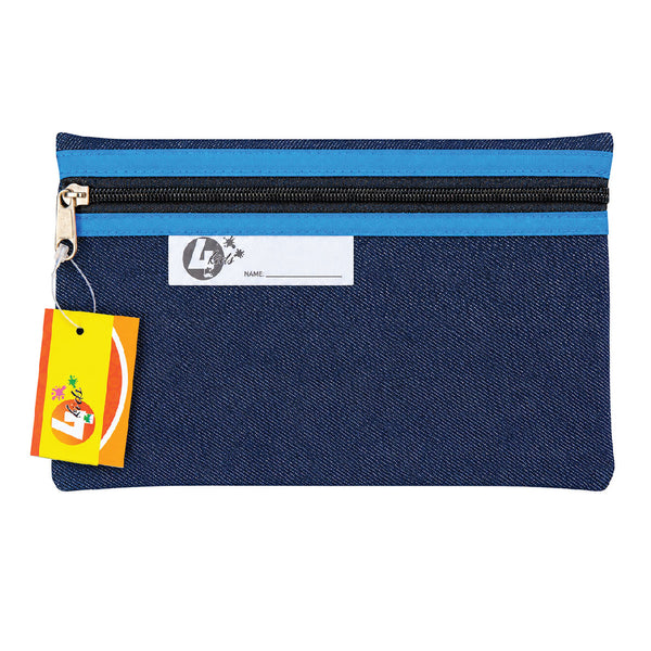 Pencil Bag - Denim 22cm Blue 2