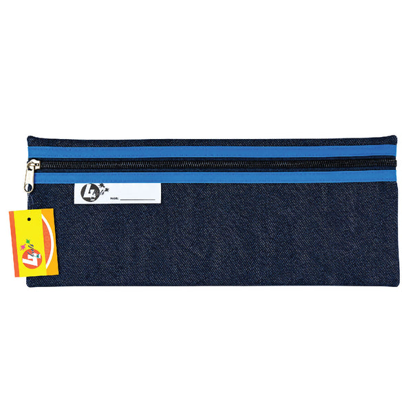 Pencil Bag - Denim 33cm Blue 2
