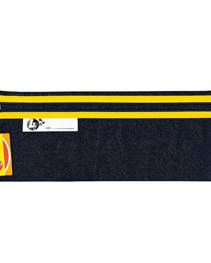 Pencil Bag - Denim 33cm Yellow 2