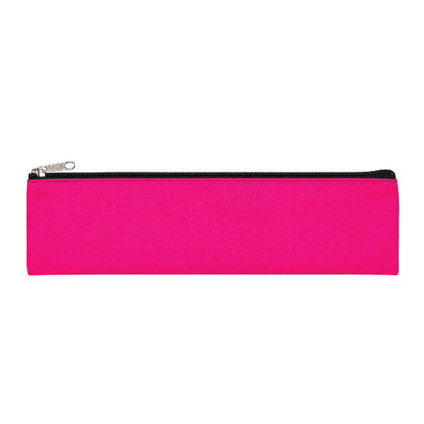 Pencil Bag Large Nylon Pink 2