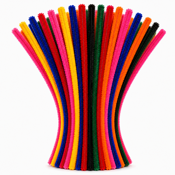 Pipe Cleaners 6mm - 100's Assorted Colours
