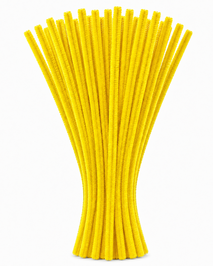 Pipe Cleaners 6mm - 20's Yellow