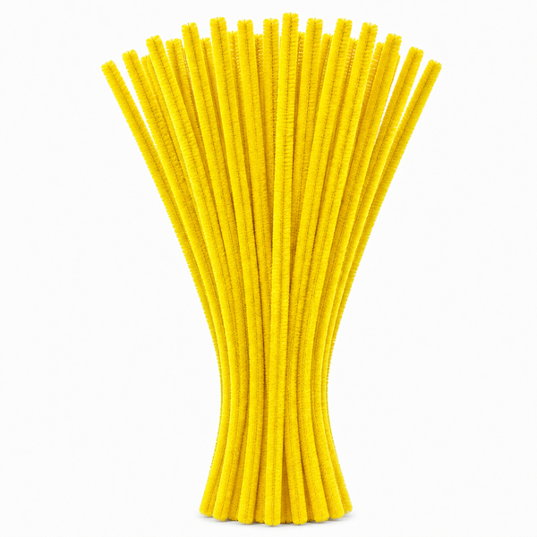 Pipe Cleaners 6mm - 20's Yellow