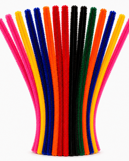 Pipe Cleaners 6mm 20's Assorted Colours