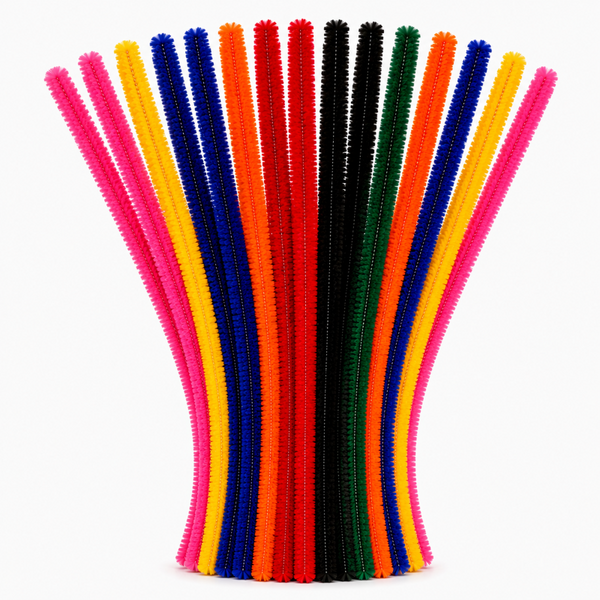 Pipe Cleaners 6mm 20's Assorted Colours