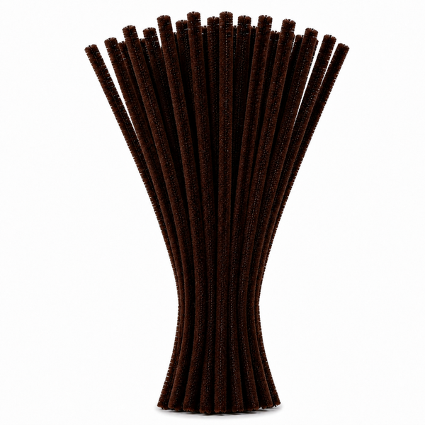 Pipe Cleaners 6mm 20's Brown