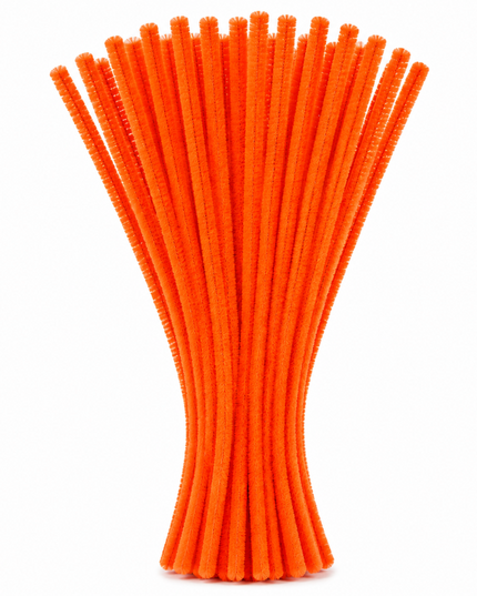 Pipe Cleaners 6mm 20's Orange