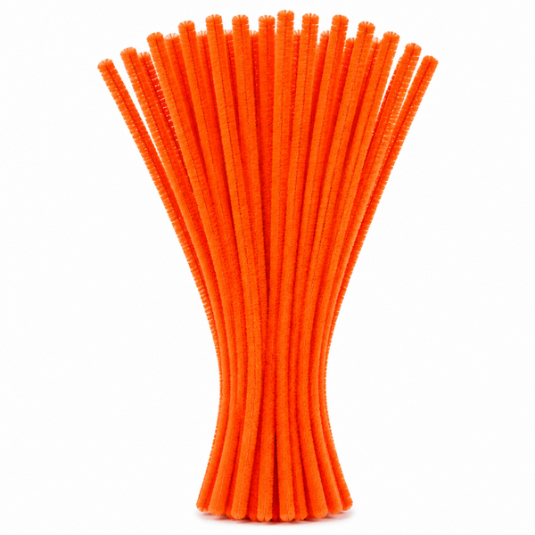 Pipe Cleaners 6mm 20's Orange