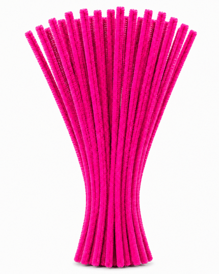 Pipe Cleaners 6mm 20's Pink