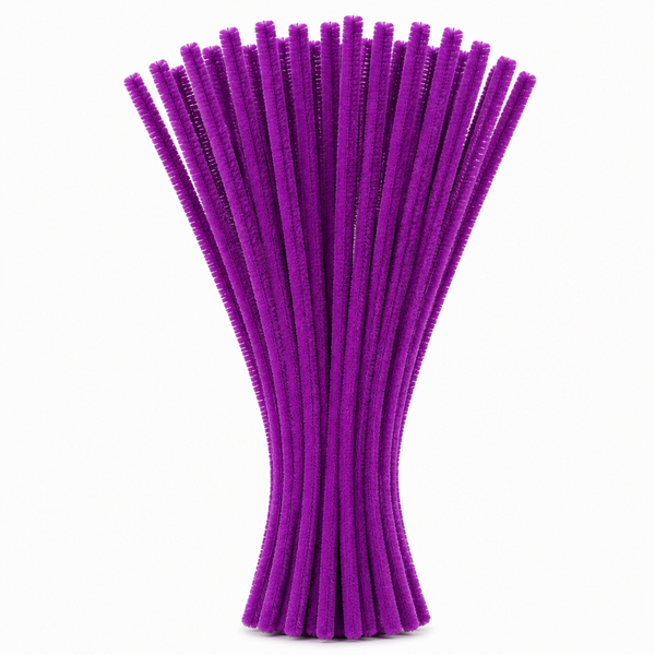 Pipe Cleaners 6mm 20's Purple 