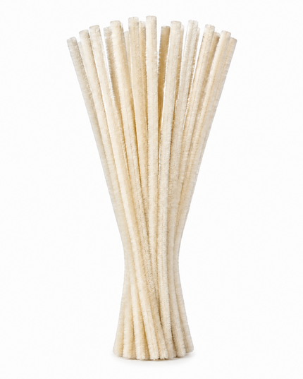 Pipe Cleaners 6mm – 20’s Cream