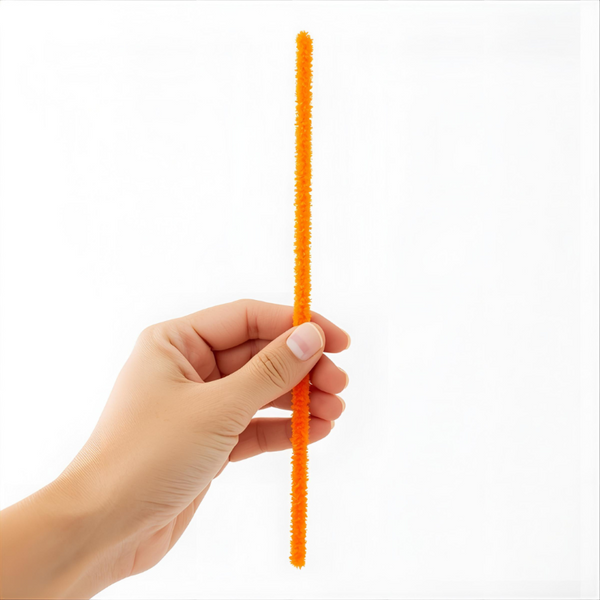 Pipe Cleaner 6mm Orange each