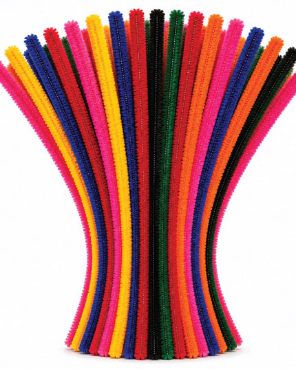 Pipe Cleaners 6mm 100's Assorted Colours 1