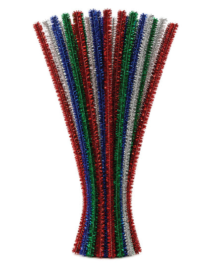 Pipe Cleaners 6mm 18's Assorted Colours Tinsel 2
