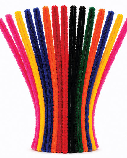 Pipe Cleaners 6mm 20's Assorted Colours 1
