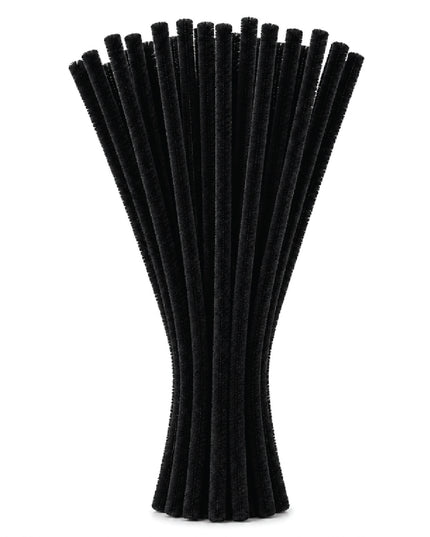 Pipe Cleaners 6mm 20's Black 1