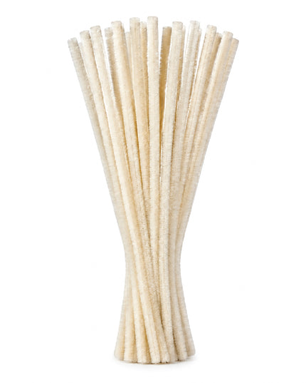 Pipe Cleaners 6mm 20’s Cream 1