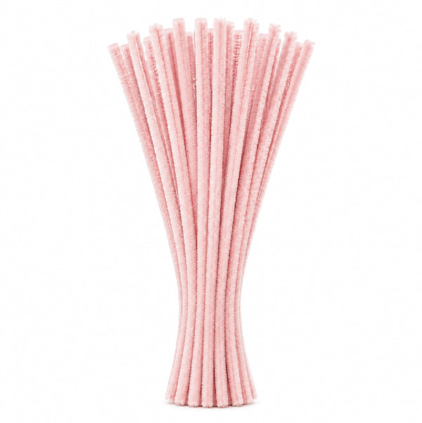 Pipe Cleaners 6mm 20’s Light Pink 1