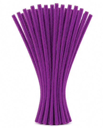 Pipe Cleaners 6mm 20's Purple 1