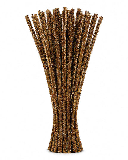 Pipe Cleaners 6mm 20’s Tinsel Bronze 1