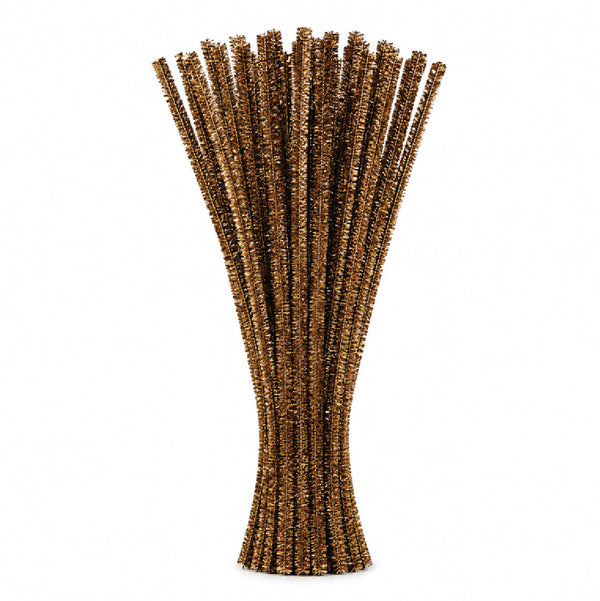 Pipe Cleaners 6mm 20’s Tinsel Bronze 1