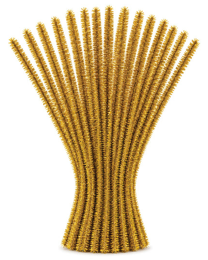 Pipe Cleaners 6mm 20's Tinsel Gold 1