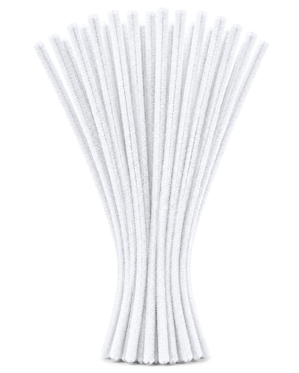 Pipe Cleaners 6mm 20's White 1