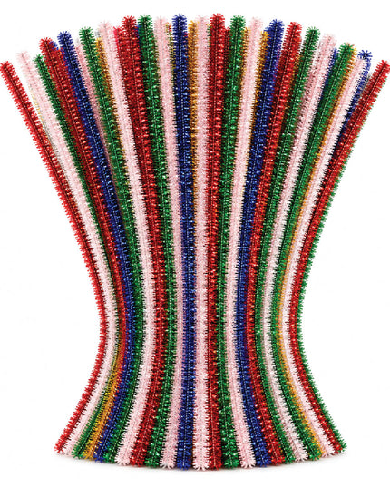 Pipe Cleaners 6mm 50's Assorted Colours Tinsel 1