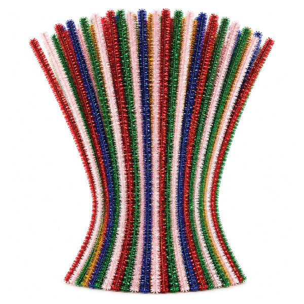 Pipe Cleaners 6mm 50's Assorted Colours Tinsel 1