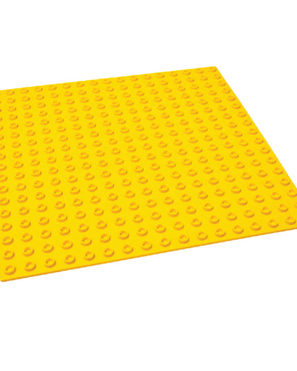 Plastic Block Base Plate for Jumbo Blocks 25.5cm Assorted Colours