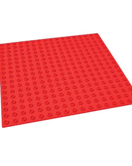 Plastic Block Base Plate for Jumbo Blocks 25.5cm Assorted Colours