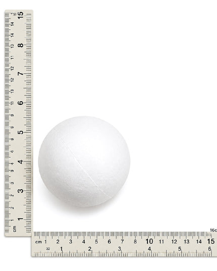 Polystyrene Round Ball 80mm 2 per pack