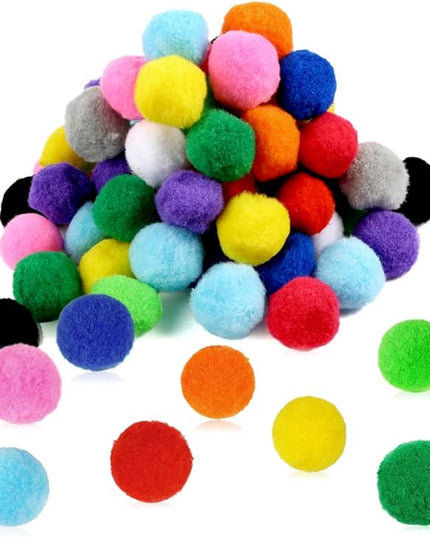 Pom Poms 10mm Ass colors 50 per bag